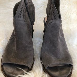 Vince Camuto Peep Toe Booties